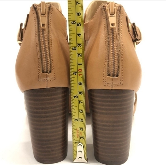 Sole Society Tan Peep-Toe Sandals - Picture 10 of 11